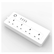 WiFi Power strip UK standard 100-240V 13A rated smart extension socket alexa and google home Tuya App USB